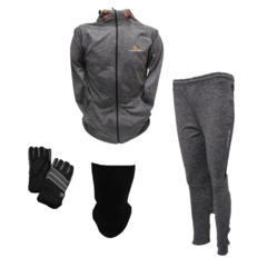 COMBO INVIERNO! Pantalón Chupín Gr + Campera Gr + Cuello + Guantes