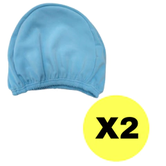 Gorra Natacion Lycra Celeste !! X2 unidades - 5000010