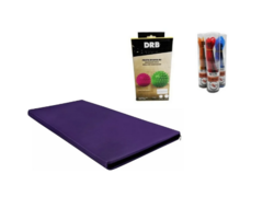 Combo Gym! Colchoneta Violeta + Soga + Pelota Masajeadora