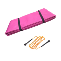 COMBO FIT! Colchoneta Plegable Slim ROSA + Soga Salto