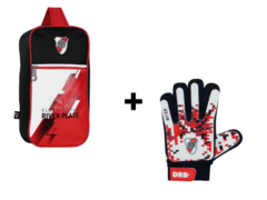 COMBO FUTBOL BOTINERO + GUANTE OFICIAL RIVER