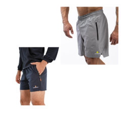 Short Microfibra Hombre Azul Urban Luxury X 2 UNIDADES -AZ/GS