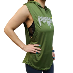Musculosa Deportiva Entrenamiento DAMA VERDE - PUNISHER - comprar online