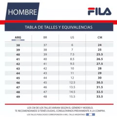 Zapatillas Hombre Fila Trend Negro y Blanco con Medias Gratis - 1012246