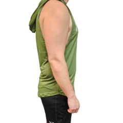 Musculosa Deportiva Entrenamiento Hombre VERDE - PUNISHER - PASION AL DEPORTE