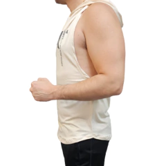 Musculosa Deportiva Hombre Punisher Crudo + Pantaln Microfibra Negro Pmicrolux - PASION AL DEPORTE