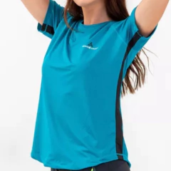 Remera Deportiva Mujer Urban Luxury DRY FIT - REDADRY TURQUESA en internet