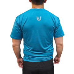 Remera Deportiva Hombre Rehodry Turquesa + Short Con Calza Shlybccmicro - tienda online