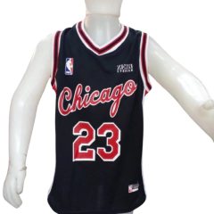 Camiseta Deportiva de Basquet CHICAGO BULLS NEGRA talle Niño!! - MESN