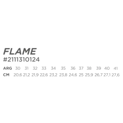 Imagen de Botin Fútbol Sintético FLAME 105 Reves Dama Negro - FLAME