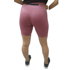 Calza Biker Mujer Con Bolsillo Urban Luxury - Calbiker Rosa en internet