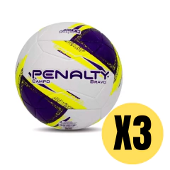 Pelota Campo Penalty Bravo 521333 X 3 Unidades