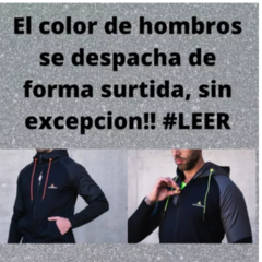 Imagen de Campera Deportiva Lycra Hombre Az + Campera Caevol