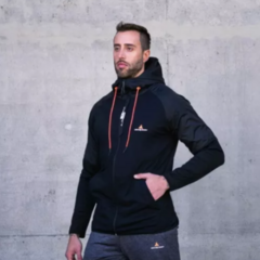 Pantalón De Hombre Lycra/Friza + Campera Negra De Lycra Evolution Caevol - comprar online