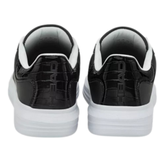 Zapatilla Urbanas Paris Head Mujer Negro Reptil - PARIS