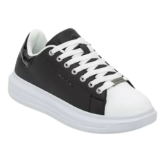 Zapatilla Urbanas Paris Head Mujer Negro Reptil - PARIS