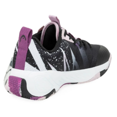 Zapatillas Head Mujer Indoor - Negro/Violeta + Medias! - PASION AL DEPORTE