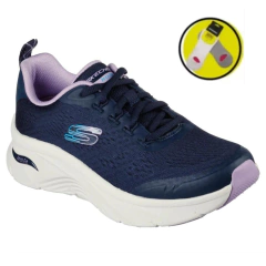Zapatilla Skechers Dama ARCH FIT D'Lux Cozy Path - 149687 AZUL + Medias!!