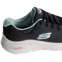 Zapatilla Skechers Dama ARCH FIT Freckle Me - 149566 NEGRO - PASION AL DEPORTE