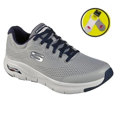 ZapatillaS Skechers Hombre ARCH FIT - 232040 GRIS + Medias!!