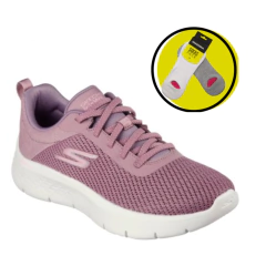 Zapatilla Skechers Dama Go Walk Flexi - 124952 ROSA + MEIDAS