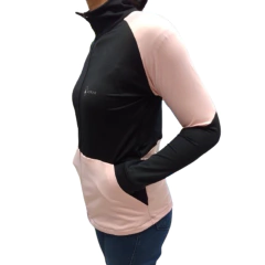 Imagen de Campera Lycra Deportiva Con Bolsillos Mujer - Calyud2 Rosa
