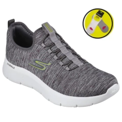 Zapatilla Skechers Hombre Go Walk Flexi Ultra - 216484 GRIS + MEDIAS