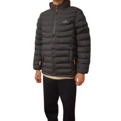 Campera De Pluma Niños Urban Luxury - CAPLUURBN Negro