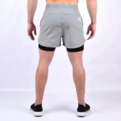 Combo run! Short con calza x 2 unidades - shlybcc (gs) - tienda online