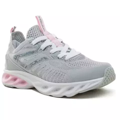 Zapatillas Deportivas Mujer Head Limay - Gris/Rosa + Medias