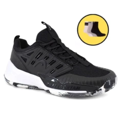 Zapatillas Head Bsquet Hombre Entrenamiento - Negro + MEDIAS