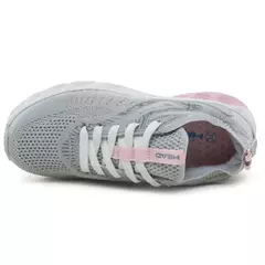 Zapatillas Deportivas Mujer Head Limay - Gris/Rosa + Medias - PASION AL DEPORTE