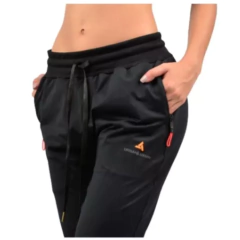 Campera lycra Calyud Amarilla + Pantalon Lycra Plyccd Negro