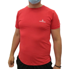 Combo Urblux! Bermuda Bolsillos + Remera Roja Deportiva - tienda online