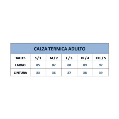 Calza Larga T?rmica Urban Luxury Adulto - Calteraurb en internet