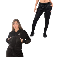 Combo!conjunto Mujer Deport-campera Plush + pantalon chupin - comprar online