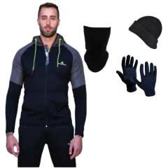 Combo Hombre!! Campera Negra + gorro + cuello+guantes Trmicos - (copia) - comprar online