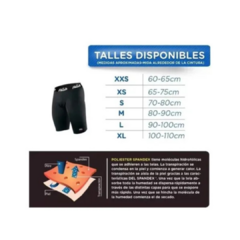 Combo Termico! Remeratermica Flash Adulto Bl + Calza Corta Az - comprar online