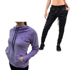 Combo!conjunto Mujer Deport- Buzo Plush Vi+pantalon Chupin - comprar online