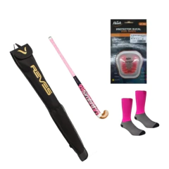 Palo Madera Hockey + Bucal Flash Nena + Medias + funda basic - comprar online