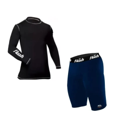 Combo Termico! Remeratermica Flash Adulto + Calza Corta Az - comprar online
