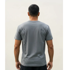 Remera Deportiva Hombre Algodon- Rmda Gris en internet