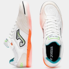 Botin Futsal Joma Top Flex Cuero - TOPS2532IN Blanco - tienda online