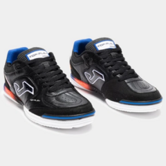 Botin Futsal Joma Top Flex Cuero - TOPS2531IN Negro en internet