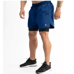 Combo Running Hombre! 2 Shorts Con Calza (vd Y Az) - tienda online