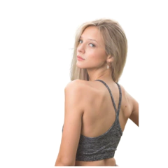 Top Deportivo Mujer Con Breteles Family Sport - TOPBRE Gris - comprar online