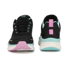 ZAPATILAS SKECHERS DAMA D«LUX WALKER - COOL GROOVE-149336 NEGRO - PASION AL DEPORTE