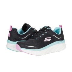 ZAPATILAS SKECHERS DAMA D«LUX WALKER - COOL GROOVE-149336 NEGRO - comprar online