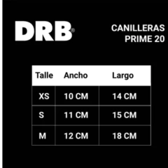 Canilleras Futbol Oficial Boca Drb - CANIDRB en internet