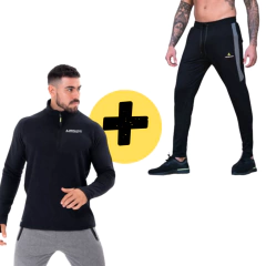 Conjunto Deportivo! Buzo Polar Hombre + pantaln cargo en internet